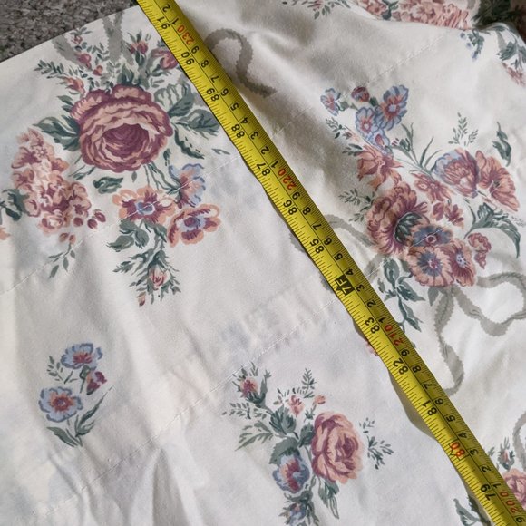 Vintage Croscill Home Fashions Twin Sheets and Curtains Set JCP Floral Boho Vict - Picture 3 of 14